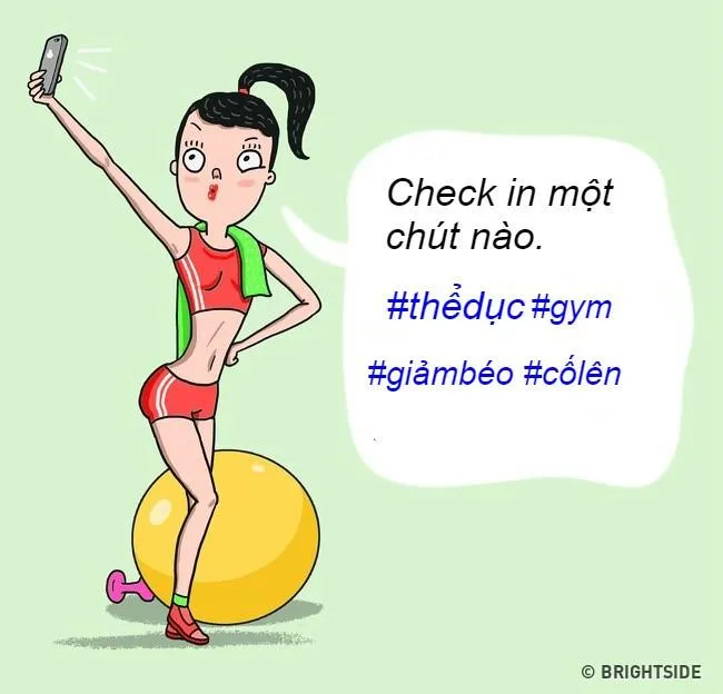 11 kiểu con gái ở phòng tập gym kiểu gì cũng gặp 1 lần