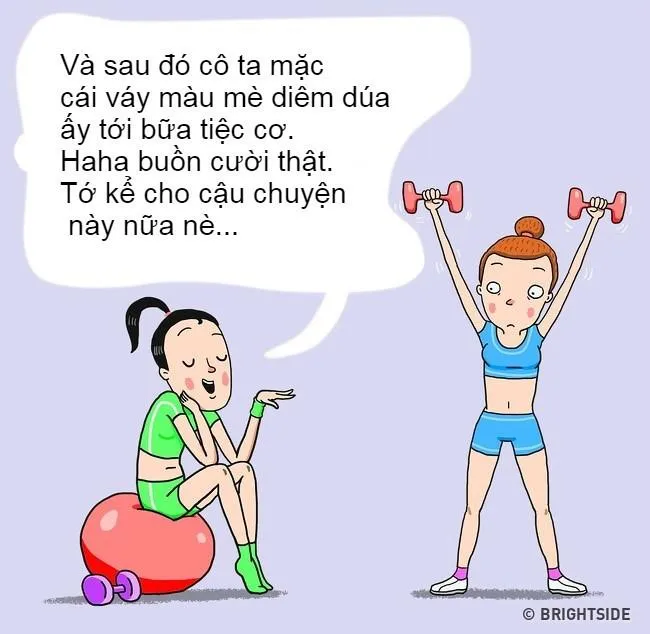 11 kiểu con gái ở phòng tập gym kiểu gì cũng gặp 1 lần