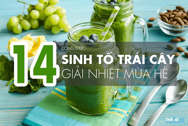 14 công thức sinh tố trái cây hỗn hợp tươi mát bạn nên thử trong mùa hè này