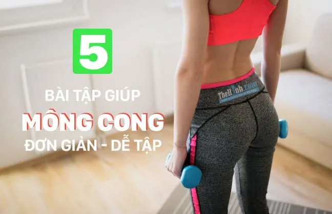 5 bài tập mông cong cho nữ với thanh tạ đòn đơn giản nhất