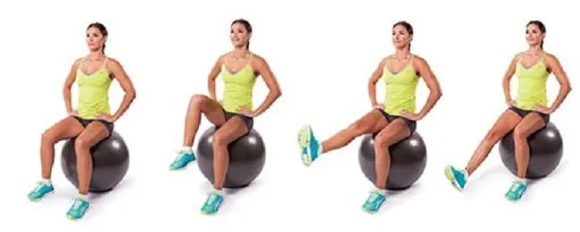 7 bài tập luyện cơ bụng để nhanh có 6 múi chỉ với một quả bóng