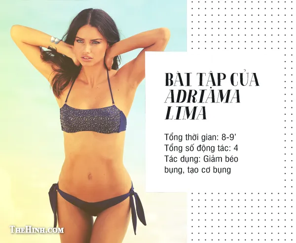 Bài tập giữ dáng chuẩn của các thiên thần Victoria’s Secret