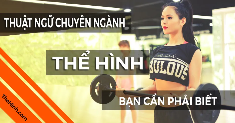 Các thuật ngữ tập thể hình cho dân tập tạ muốn đi chuyên sâu