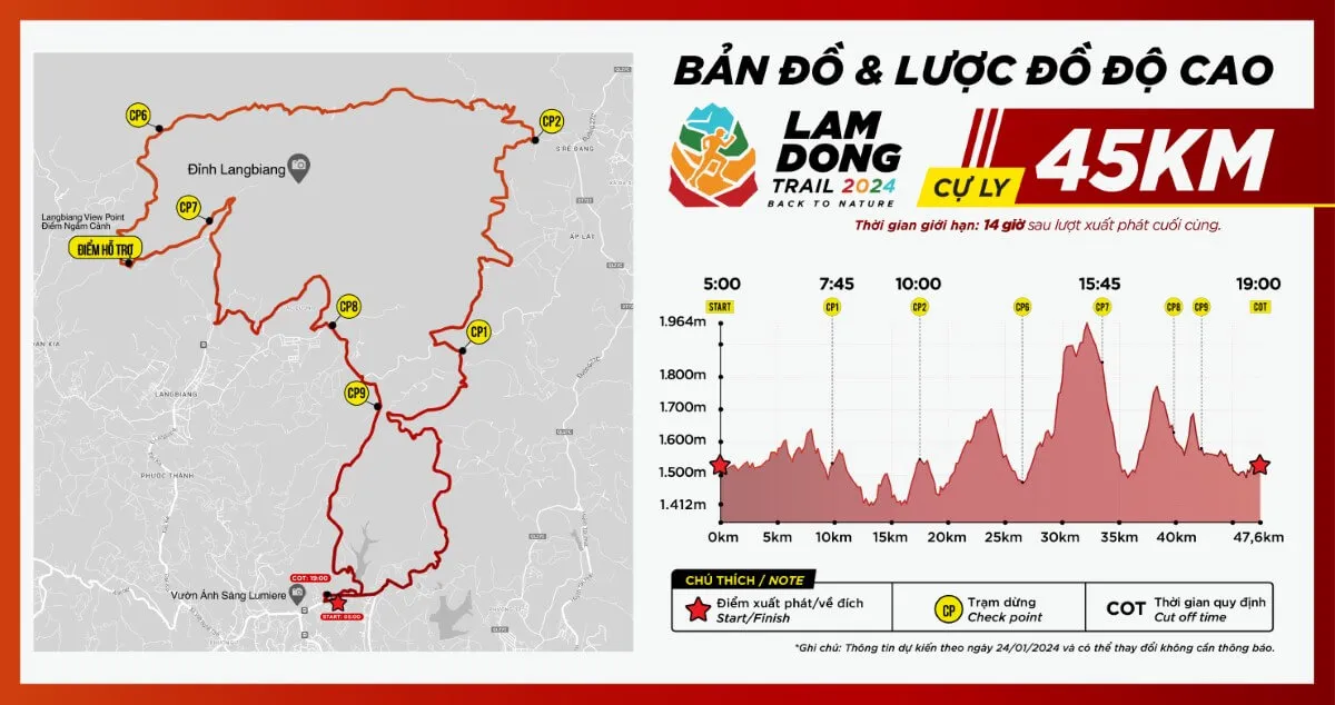 Giải chạy Lâm Đồng Trail 2024