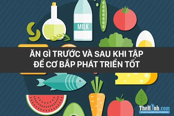 [Infographic] Ăn gì trước và sau khi tập, nên ăn gì tốt nhất ?