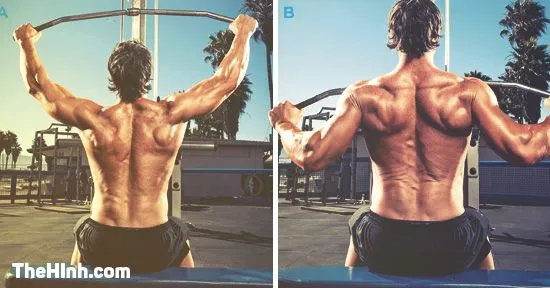 Lat Pulldown – Bài tập thể hình cho cơ xô