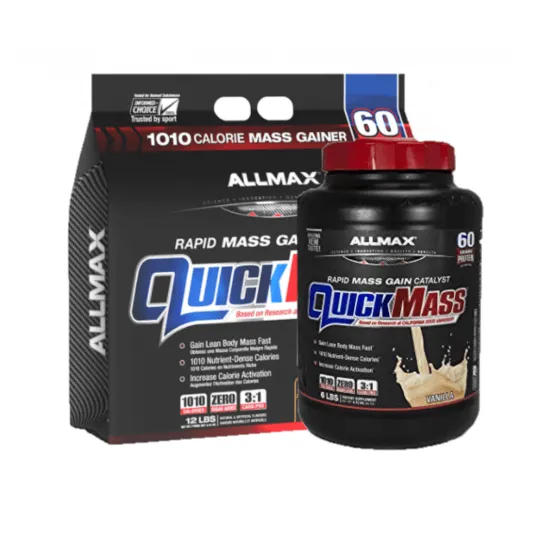 Review sữa tăng cân QuickMass của Allmax đến từ Canada