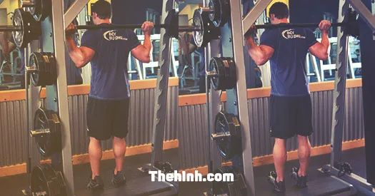 Smith Machine Reverse Calf Raises – Bài tập cho bắp chân to cuồn cuộn