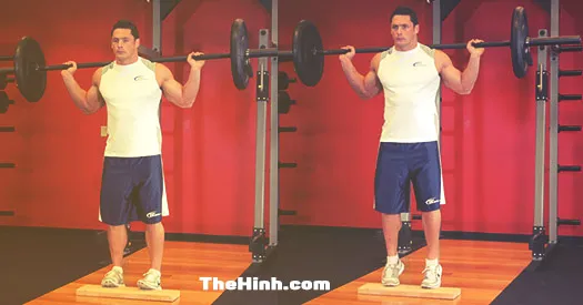 Standing Barbell Calf Raise – Đứng gánh tạ căng cơ