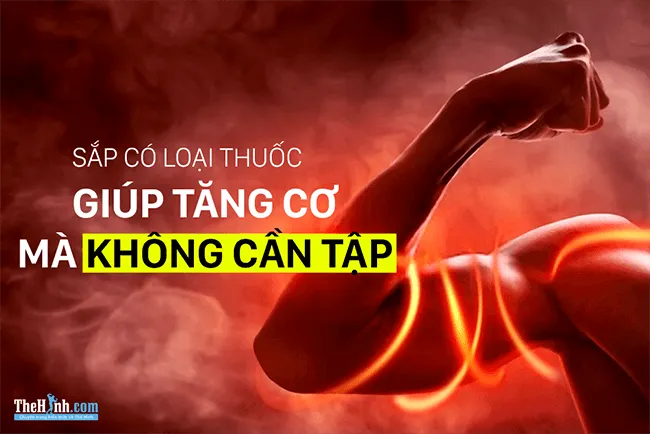 Tương lai sẽ có một loại sản phẩm giúp “tăng cơ” mà không cần tập luyện