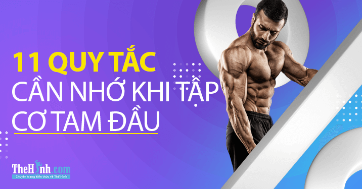 11 quy tắc không được quên khi tập cơ tam đầu (tay sau)