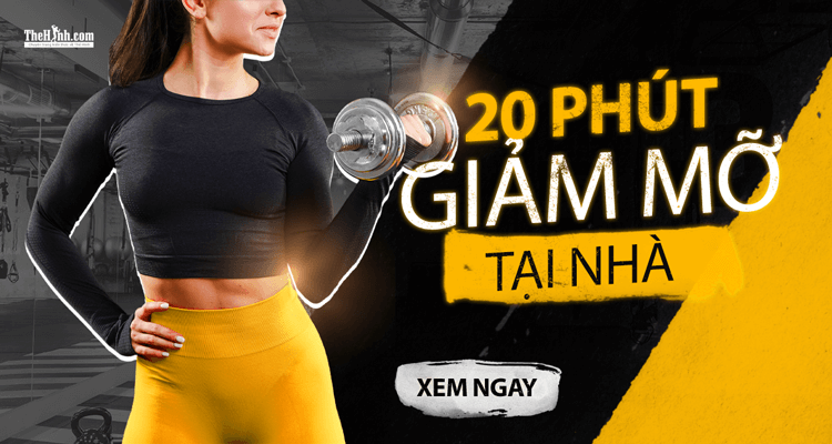 20 phút tập giảm mỡ toàn thân với tạ Dumbbell cho nữ ngay tại nhà