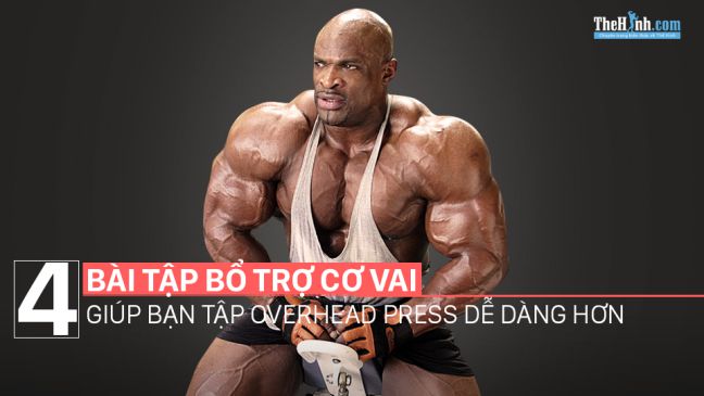 4 bài tập bổ trợ cơ vai để thực hiện Overhead Press dễ dàng hơn