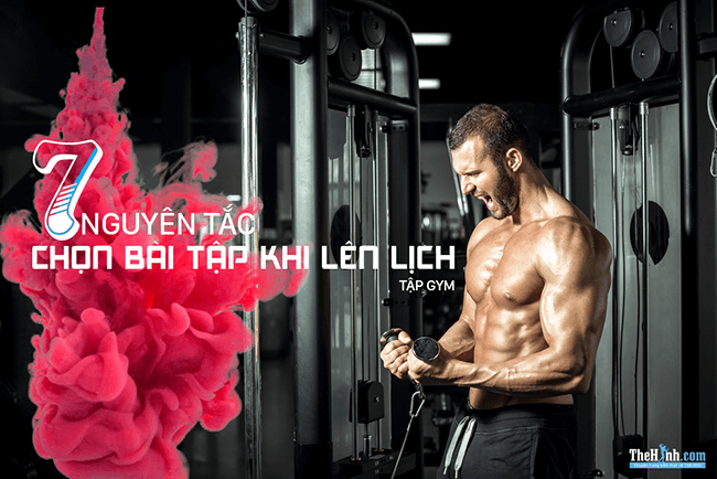 7 nguyên tắc lựa chọn bài tập khi lên lịch tập gym