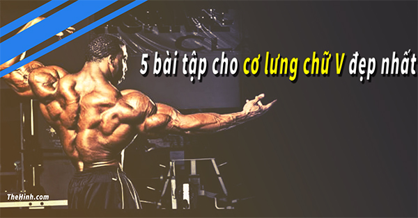 Các bài tập cho cơ xô, lưng chữ V hoàn hảo