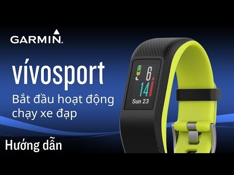 Cách sử dụng Garmin Vivosport và Vivosmart 3 chi tiết