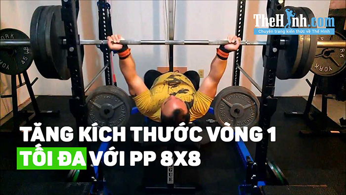 Cách tăng vòng 1 hiệu quả cho người tập ngực mãi không lên với PP 8×8