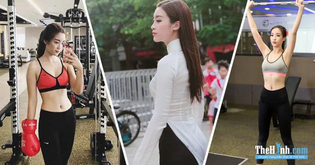 Cùng hoa hậu Mỹ Linh tập gym và học cách giữ dáng chuẩn ra sao nhé