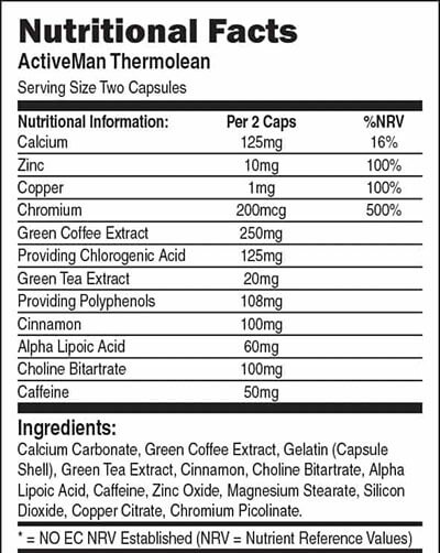 Đánh giá Activeman ThermoLean – Viên uống giảm cân an toàn cho nam