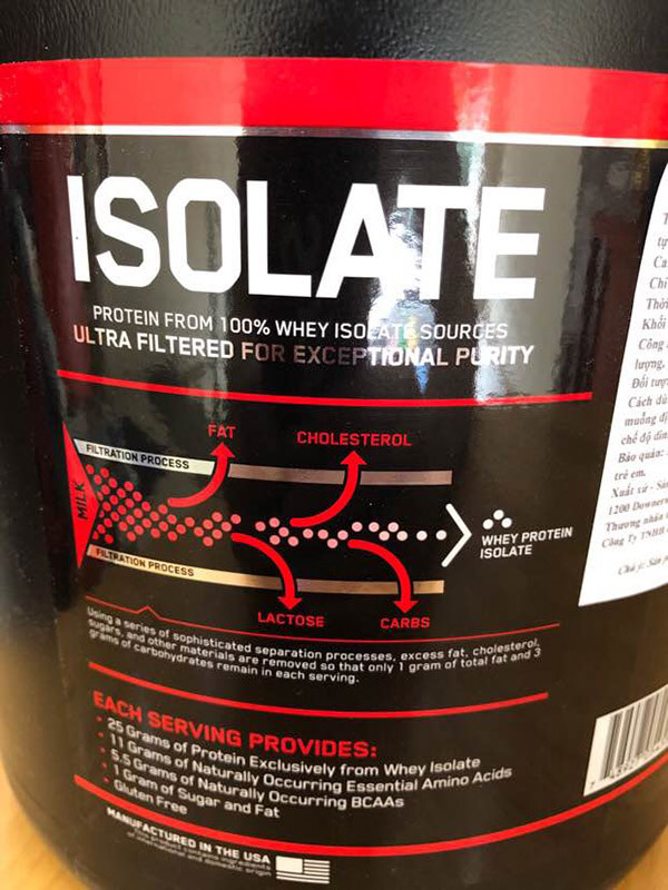 Đánh giá Whey Isolate của Optimum Nutrition – Bước tiến mới dành cho Fan của Whey Gold