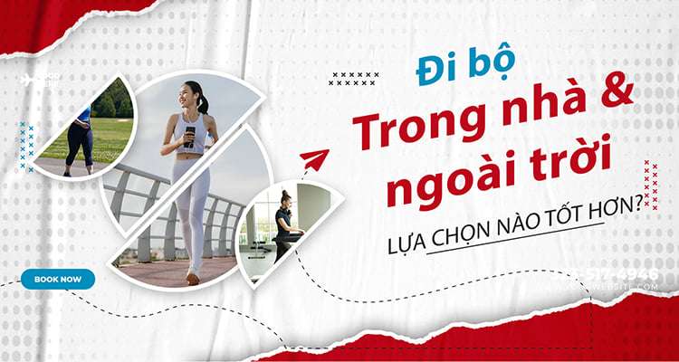 Đi bộ trên máy và đi bộ ngoài trời cái nào tốt cho sức khỏe hơn ?