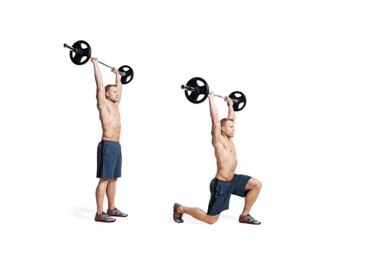 Hướng dẫn cách tập Dumbbell Lunge chuẩn Form