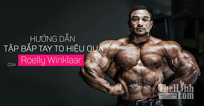 Hướng dẫn tập tay trước, tay sau to và hiệu quả từ Roelly Winklaar