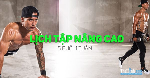 Lịch tập thể hình 5 buổi 1 tuần | Tự tin xuất hiện ở mọi nơi bạn đến [P3]