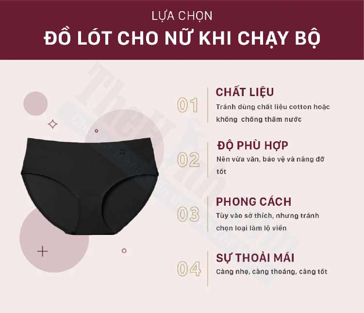 Những loại đồ lót chạy bộ tốt nhất cho nam giới và nữ giới