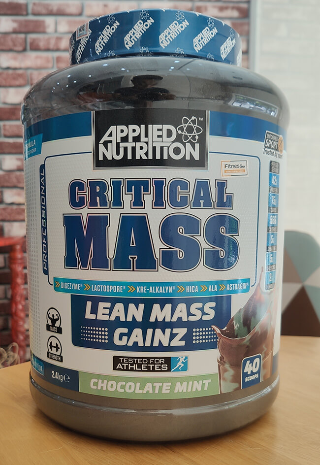 Review Critical Mass của Applied Nutrition, tăng cân không lo tăng mỡ