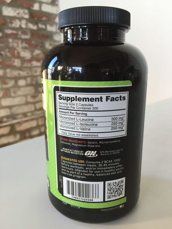 So sánh Optimum Nutrition BCAA 1000 Caps – Có nên mua hay không?