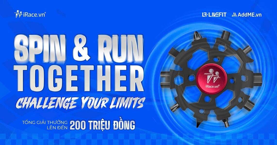 Spin & Run Together – Giải chạy thách thức giới hạn bản thân