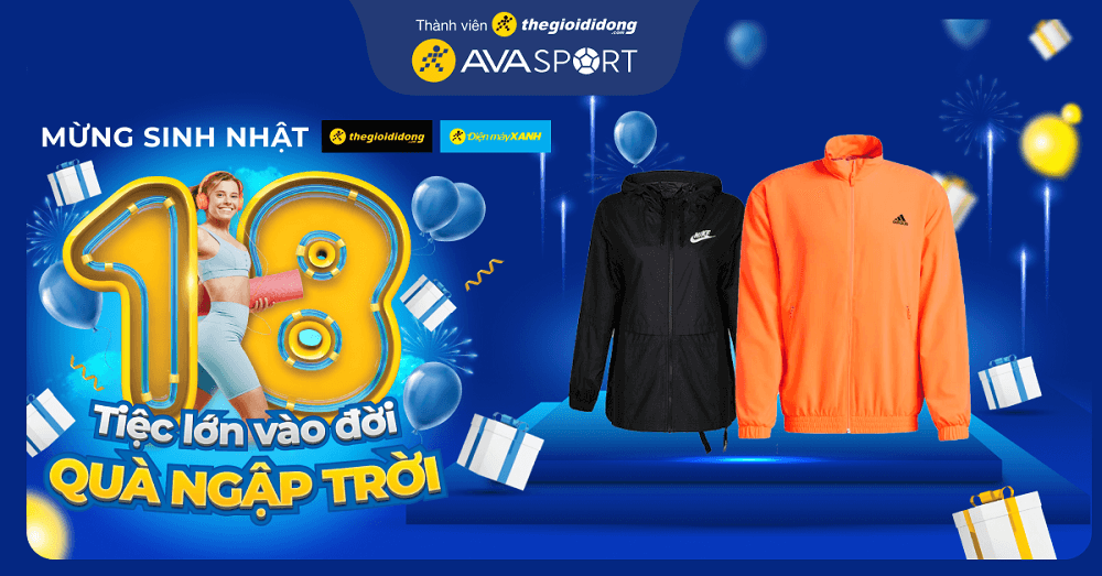 Top 7 áo khoác thể thao đáng mua nhất tại AVASport