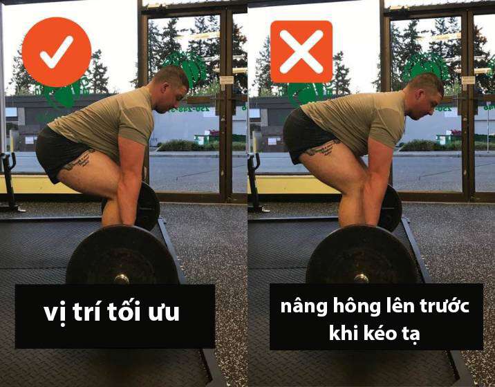 Vị trí đặt hông khi Deadlift như thế nào mới đúng?