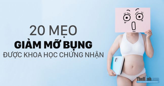 20 mẹo giảm mỡ vòng 2 hiệu quả được khoa học chứng nhận [P1]