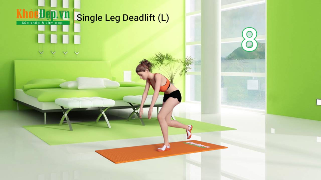 Bài tập cho đùi sau săn chắc hiệu quả với Single Leg Deadlift