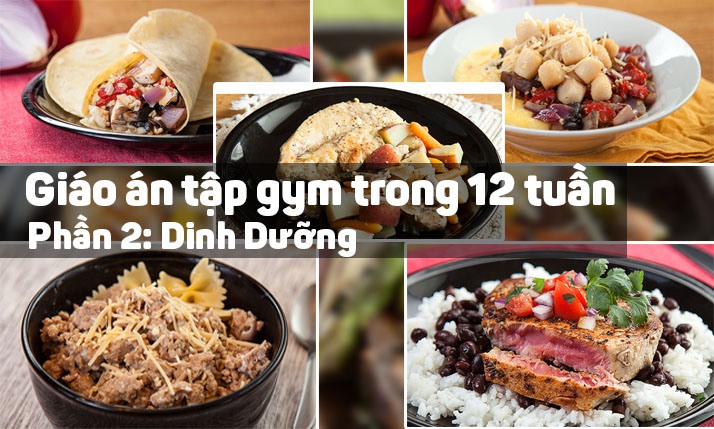 Cách tập gym hiệu quả trong 12 tuần – Dinh dưỡng