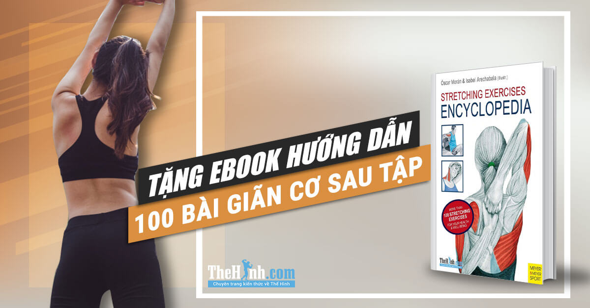 [Ebook] 100 bài giãn cơ sau khi tập cho mọi nhóm cơ để phục hồi nhanh nhanh hơn