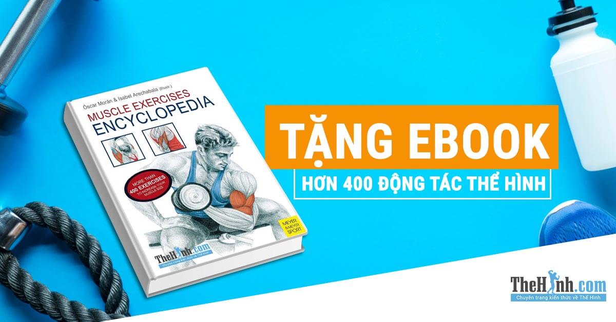 [Ebook] 400 bài tập thể hình + cách tập chi tiết từng bài [free]