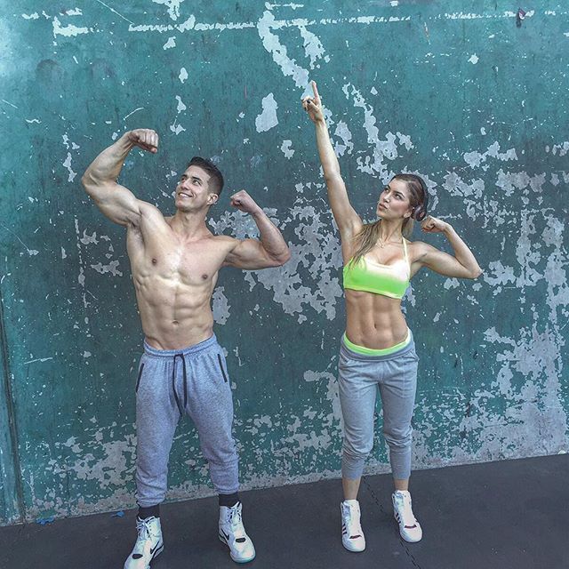 Ngất ngây với cặp đôi phòng gym triệu like Anllela Sagra và Tomas Echavarria