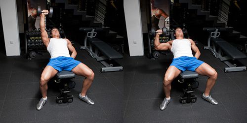 Cải thiện vòng 1 cho nam hiệu quả với Incline Dumbbell Press