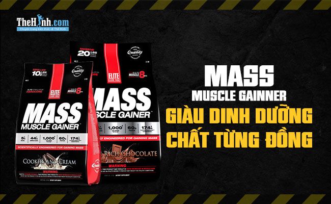 Đánh giá Mass Muscle Gainer – Sữa tăng cân giàu dinh dưỡng, đáng giá tiền