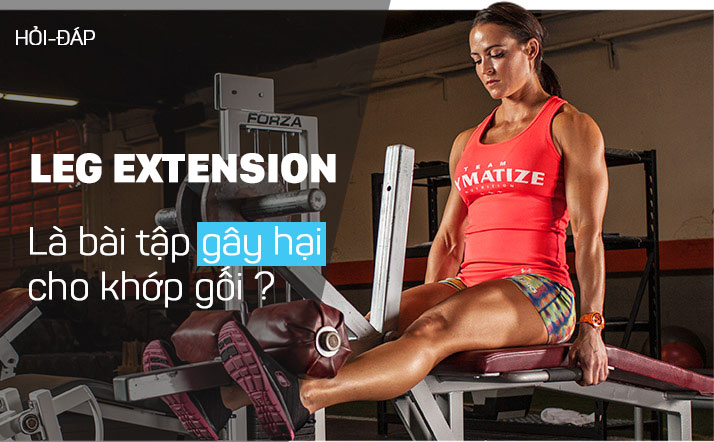 Tập Leg Extension sẽ gây hại gối, không phát triển cơ bắp ?